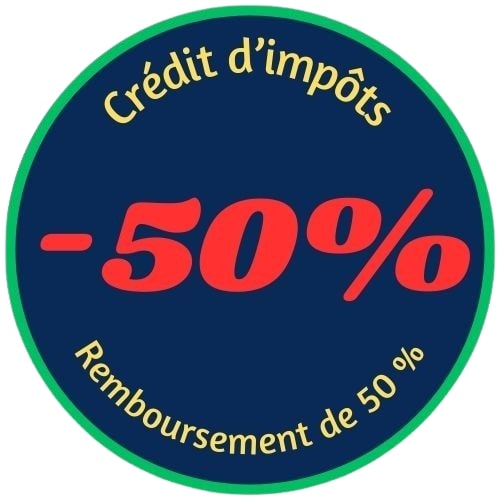 Crédit d’impôts 50%